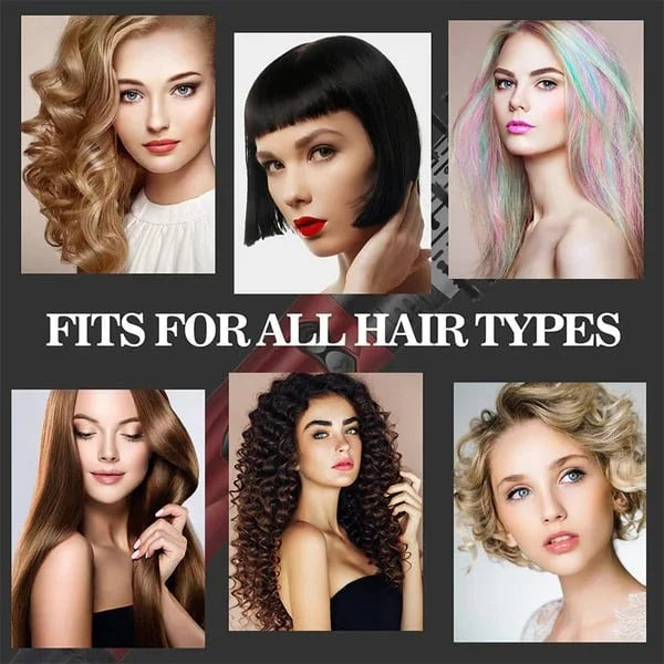 Dual-Brush Volumizing Hot Air Styler with 360° Rotation & 3 Heat Settings for All Hair Types