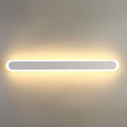 Curved Aluminum Outdoor Wall Sconce LED Hardwired Waterproof Light Fixture for Entryway Patio Porch Modern Exterior Lighting 12-39 Inch