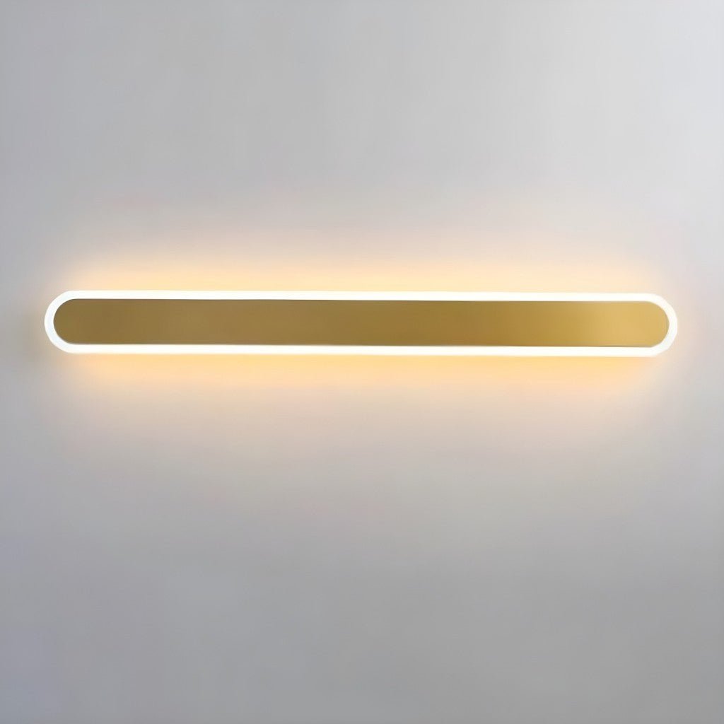 Curved Aluminum Outdoor Wall Sconce LED Hardwired Waterproof Light Fixture for Entryway Patio Porch Modern Exterior Lighting 12-39 Inch