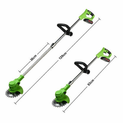 Electric Weed Eater, Electric Weed Wacker, Lawn Edger, Battery Powered Grass Cutter, Telescopic Battery Weed Trimmer