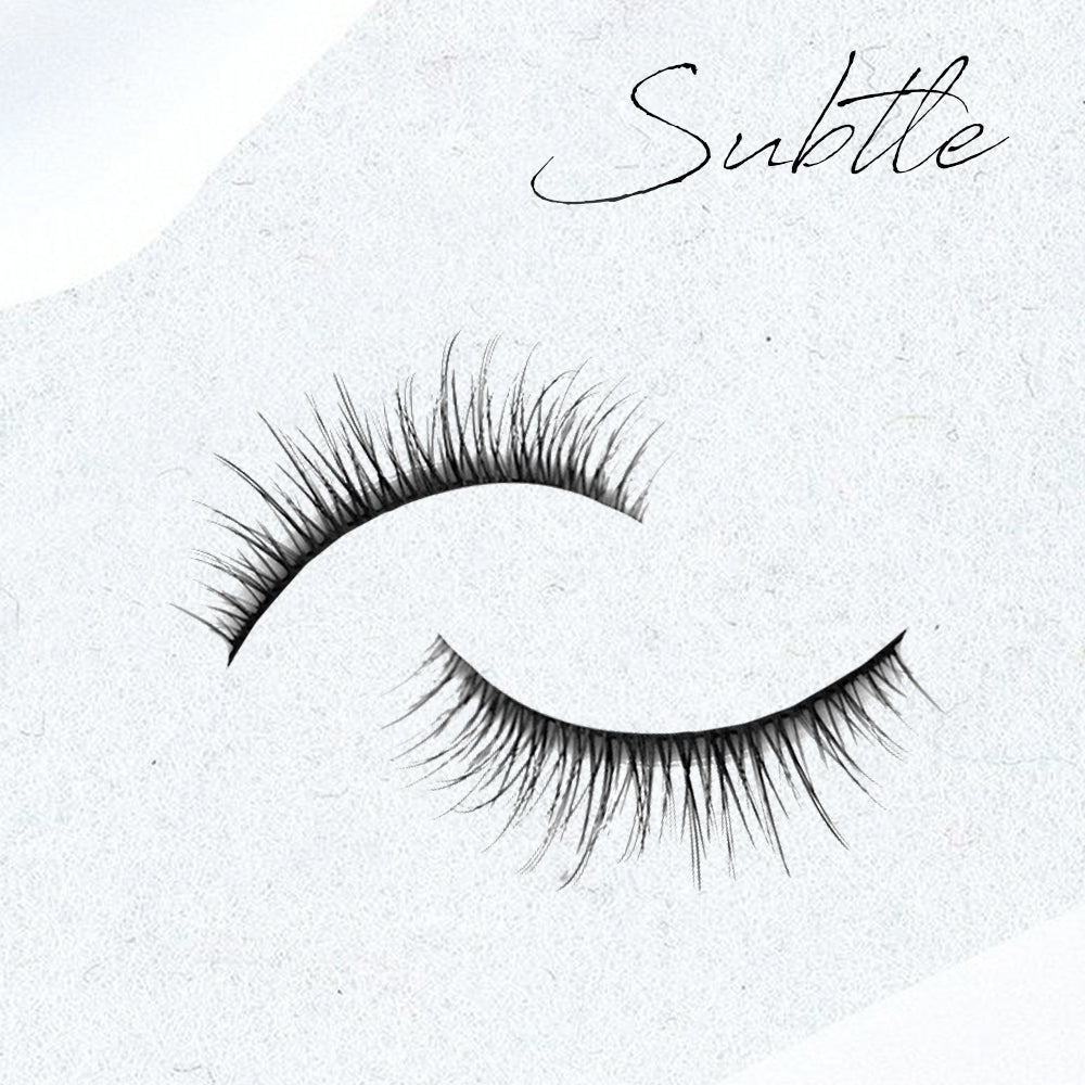 Self-Adhesive False Eyelashes – Reusable, No Glue Required, Water-Resistant with Natural Volume for Everyday & Special Occasions