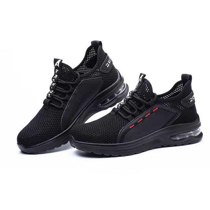 Steel Toe Safety Work Shoes for Men Lightweight Anti-Slip Industrial Protection Footwear Construction Warehouse