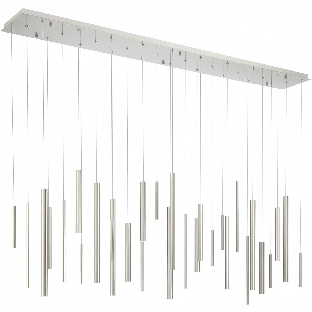Adjustable Aluminum Tube LED Ceiling Light for Dining Room Kitchen Island Modern Spot Lighting Fixture Sleek Metal Design