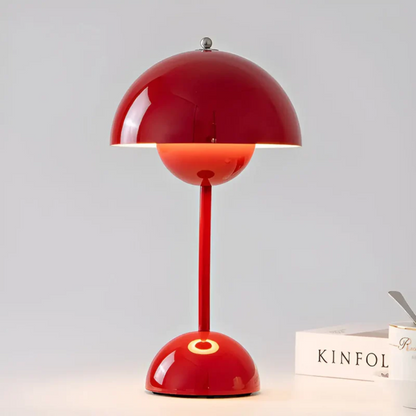 Rechargeable LED Table Lamp Dimmable Touch Control Portable Cordless Desk Light Ambient Lighting Metal Modern Home Bedroom