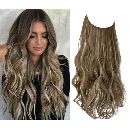 Remy Human Hair Extensions Clip-In Seamless Natural Volume Real Hair Strands Heat Safe Styling Full Ends No Tangle Women's Hair