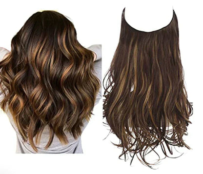 Remy Human Hair Extensions Clip-In Seamless Natural Volume Real Hair Strands Heat Safe Styling Full Ends No Tangle Women's Hair