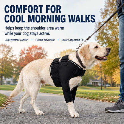 Ortekor Senior Dog Shoulder & Front Leg Support Brace for Cold Walks & Daily Comfort