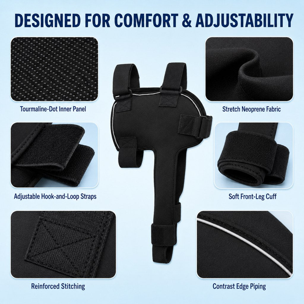 Ortekor Senior Dog Shoulder & Front Leg Support Brace for Cold Walks & Daily Comfort