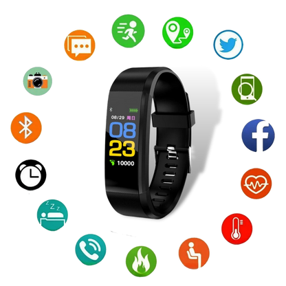 Reloj inteligente de monitoreo de salud para personas mayores con seguimiento de frecuencia cardíaca y presión arterial