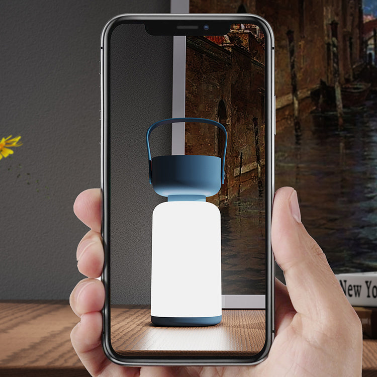 Waterproof Portable LED Cylinder Table Lamp – Rechargeable Cordless Outdoor Light for Patio, Deck & Garden