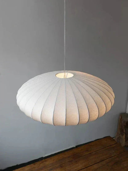 Crystal Chandelier with Fabric Shades and Crown Detail for Dining Room, Bedroom, Living Room, Entryway – Elegant Pendant Lighting with Decor