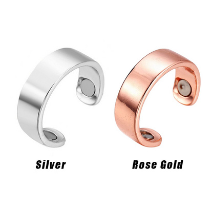 Adjustable Magnetic Wellness Ring for Daily Comfort & Balance – Metal Therapy Band for Fingers, Flexible Fit, Everyday Wear, Holistic