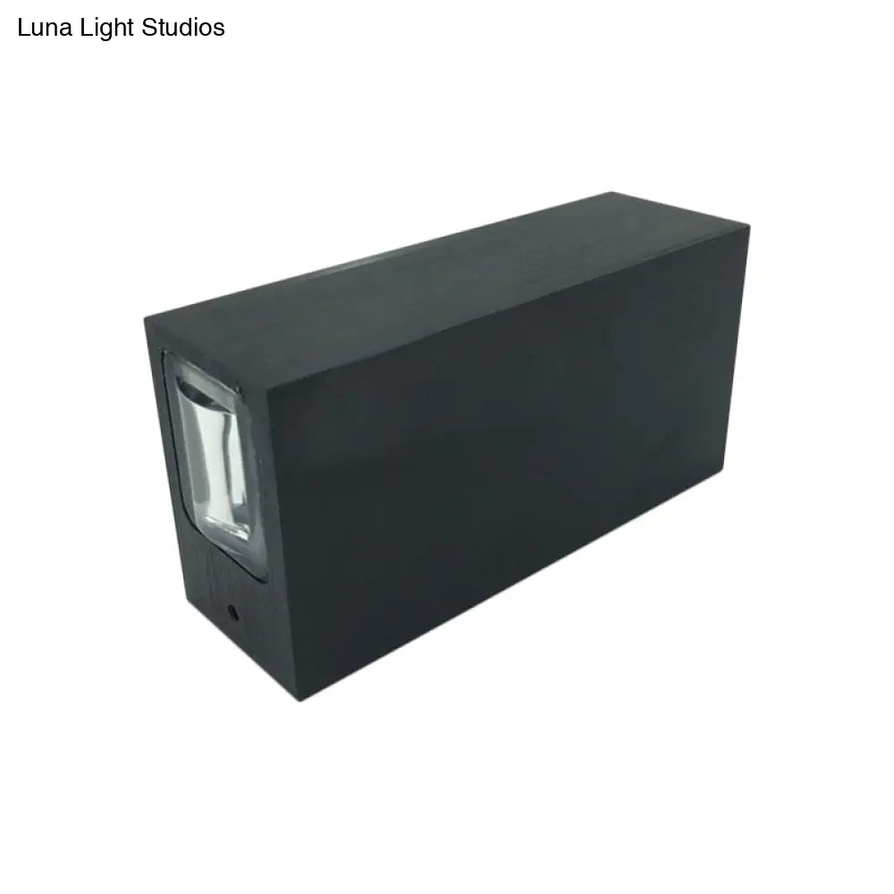 Metal Wall Sconce 2-Light Fixture Black Indoor LED Lighting Bedroom Hallway Living Room Entryway Hotel Residential Ambient Bedside