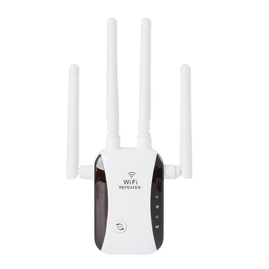Amplificador de señal inalámbrica para el hogar – Extensor de rango de doble banda para una cobertura de internet sin interrupciones – Amplificador de router blanco