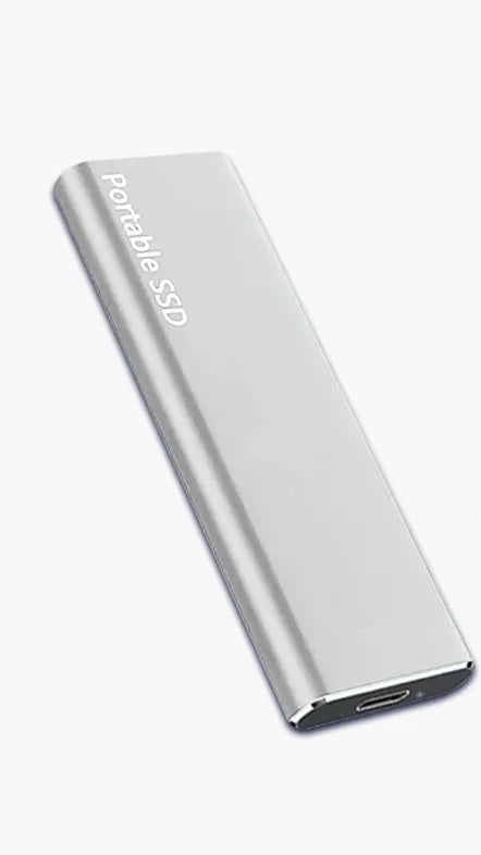 4TB Portable External Hard Drive USB-C Ultra-Slim High-Speed Data Storage for Mac PC Laptop Desktop Backup Travel Work