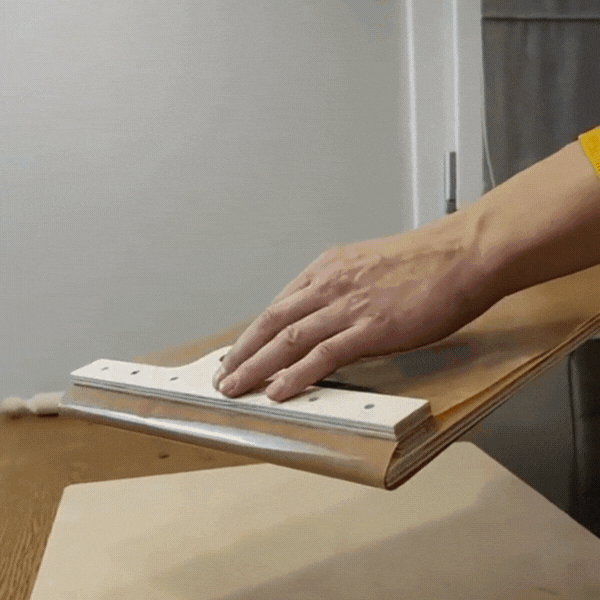 Pala para pizza de abedul artesanal con mecanismo deslizante | Perfecta para pizzas caseras