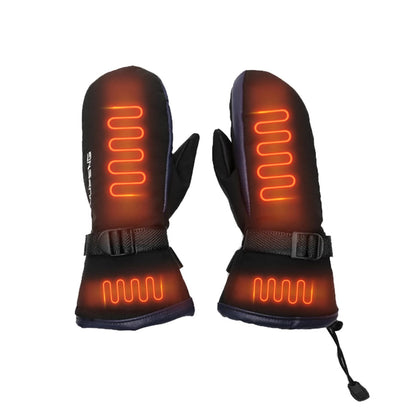 USB Powered Heated Winter Gloves with Dual-Zone Warming & Anti-Slip Palm for Outdoor Activities