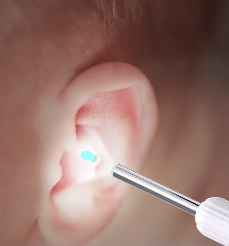 Visual Ear Wax Removal Tool with HD Camera Scope for iPhone Android Wireless Ear Cleaning Kit Safe Scoop Adults Kids