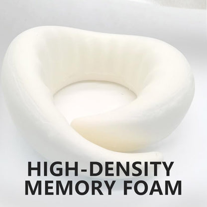 Travel Neck Pillow with Memory Foam Support – U-Shaped Ergonomic Design for Flights, Road Trips & Camping