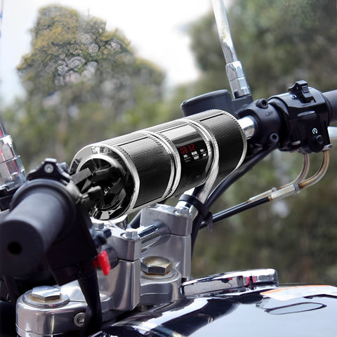 Altavoces Bluetooth para motocicleta | Sistema de audio de alto rendimiento con amplificador robusto | Diseño compacto para una mejor experiencia de conducción