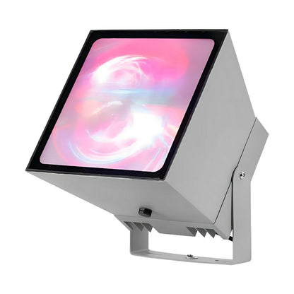 Weatherproof Color-Changing LED Spotlight 24W Cast Aluminum Housing RGB Landscape Lighting for Yard Trees Pathways Driveway Accent