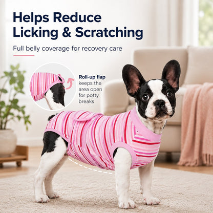 Ortekor Breathable Dog Recovery Suit for Spay & Neuter Recovery, Soft Cone Alternative Onesie to Help Reduce Licking After Surgery