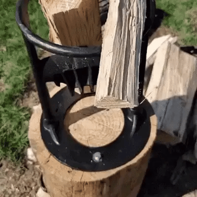 Astilladora de madera eficiente | Astilladora manual compacta con mango ergonómico | Astilladora de leña portátil para cortar madera sin complicaciones