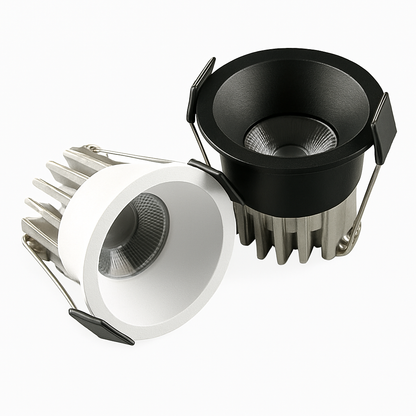 Recessed LED Ceiling Spotlight | Dimmable COB Downlight for Kitchen & Bedroom | Anti-Glare Aluminum Housing | 3W or 5W Options