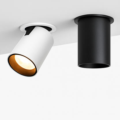 Rotatable Mini Track Light 12W LED Directional Spot Fixture for Kitchens Bedrooms Living Rooms Adjustable Accent Lighting Metal Ceiling Wall