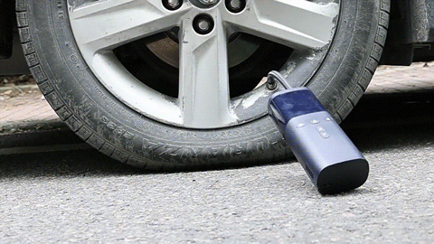 Portable Wireless Car Tire Inflator Air Compressor with Fast Inflation | USB Rechargeable for Emergency Use