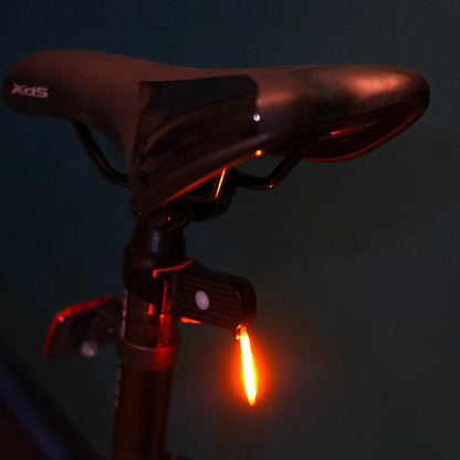 Rechargeable LED Bike Tail Light 40 Lumen Rear Safety Flasher for Cycling Night Riding Road Mountain Bicycle Commuter Warning Beacon Visibil