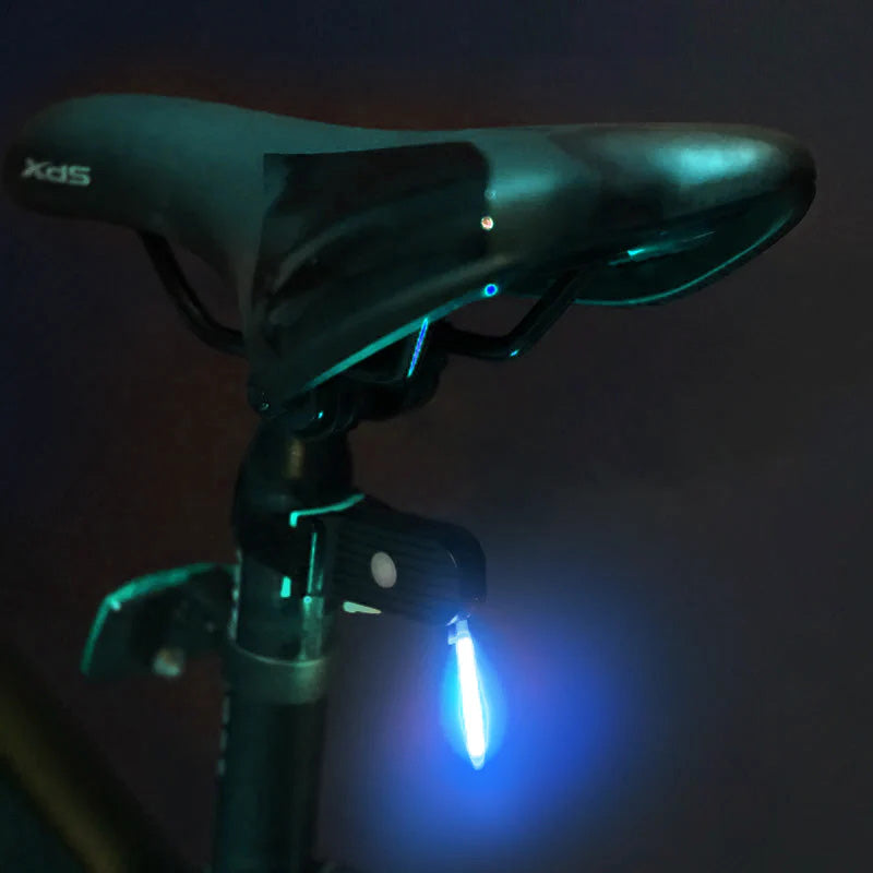 Rechargeable LED Bike Tail Light 40 Lumen Rear Safety Flasher for Cycling Night Riding Road Mountain Bicycle Commuter Warning Beacon Visibil