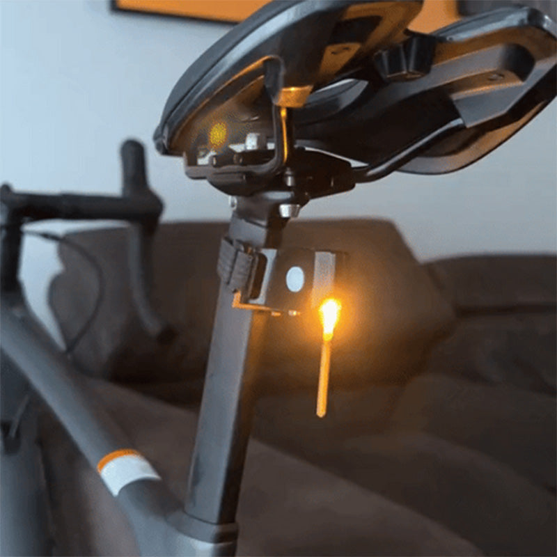 Rechargeable LED Bike Tail Light 40 Lumen Rear Safety Flasher for Cycling Night Riding Road Mountain Bicycle Commuter Warning Beacon Visibil