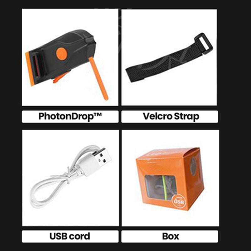 Rechargeable LED Bike Tail Light 40 Lumen Rear Safety Flasher for Cycling Night Riding Road Mountain Bicycle Commuter Warning Beacon Visibil