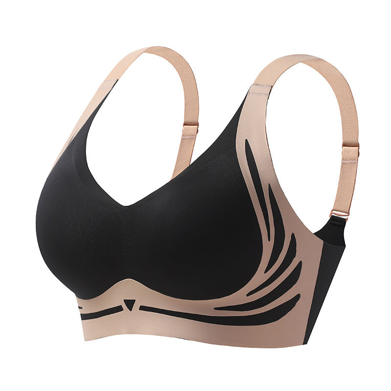 Wireless Lift Bra for Women | Supportive Push-Up Design with Anti-Sag Technology for Everyday Comfort and Cleavage | Adjustable Soft-Cup Und