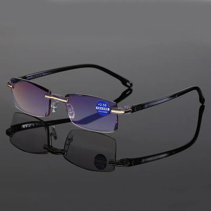 Progressive Reading Glasses with Blue Light Filter for Near & Distance Vision | Anti-Reflective Multifocal Eyewear | Lightweight TR90 Frame