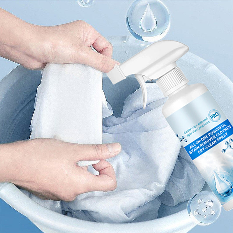 Fabric Stain Remover Spray for Clothes & Upholstery – Deep-Cleaning Formula for Grease, Ink & Food Stains – 10.1 fl oz Bottle for Everyday U