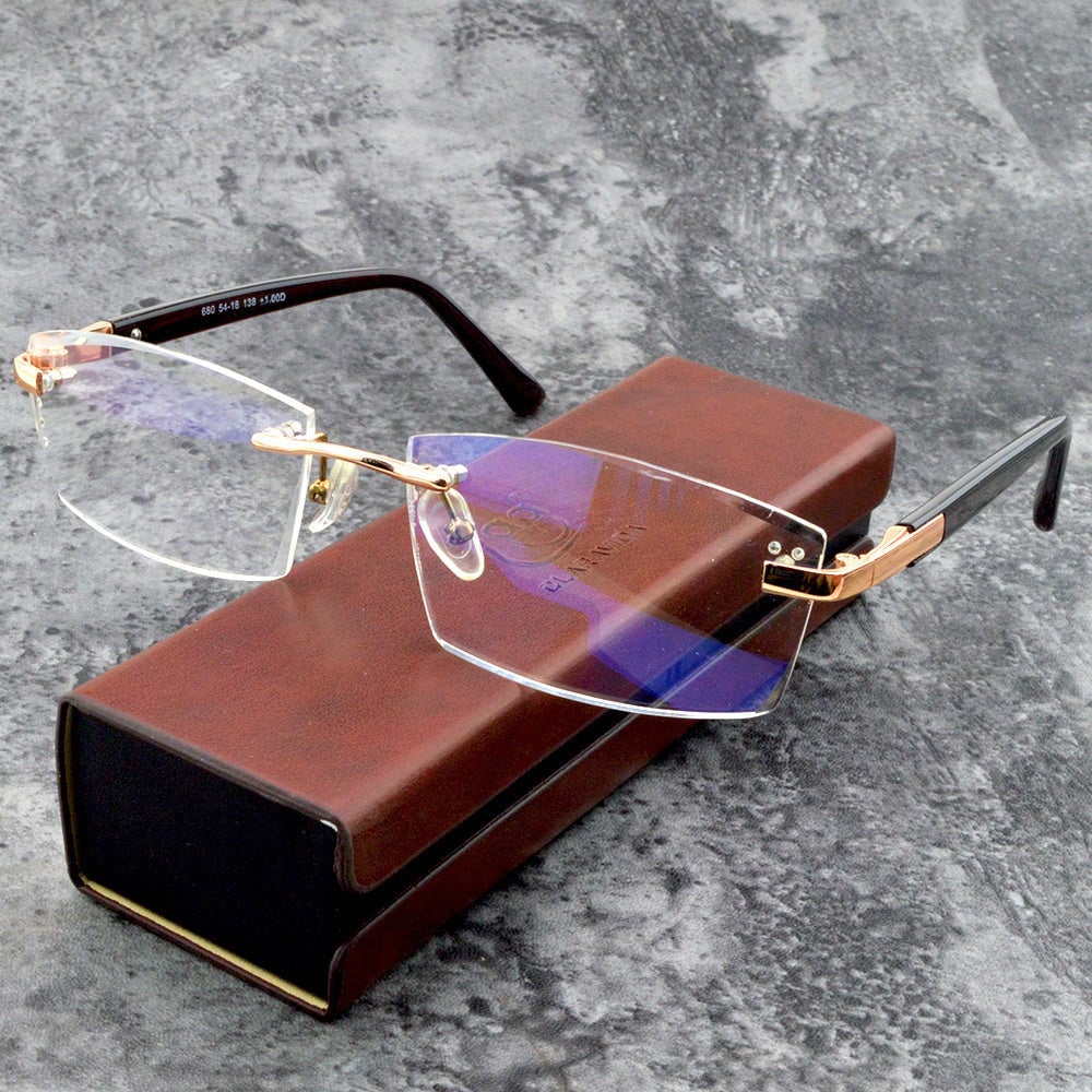 Progressive No-Line Reading Glasses with Blue Light Filter – Computer Readers for Men & Women