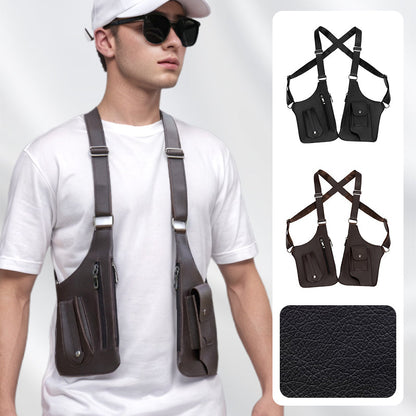 Anti-Theft Crossbody Shoulder Bag for Men – Concealed Sling Pack with Hidden Pockets & Adjustable Strap