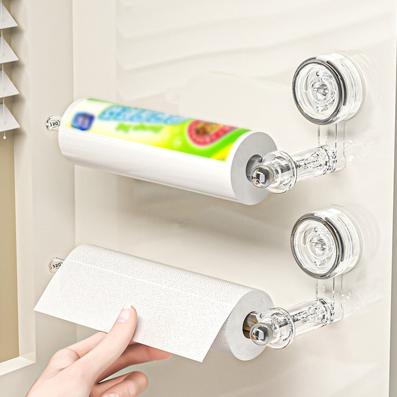 Versatile Kitchen Towel Holder with 180° Rotating Design | Drill-Free Suction Cup for Easy Access