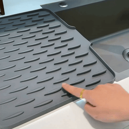 Silicool Dish Drying Mat - Heat-Resistant Silicone, Non-Slip Design