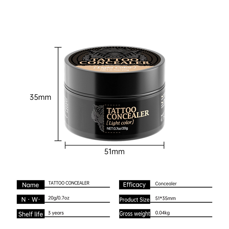 Two-Tone Water-Resistant Concealer Cream for Scars, Blemishes & Skin Discoloration – Custom Match Coverage
