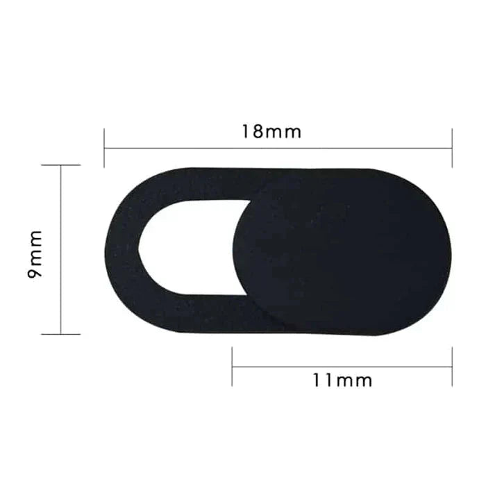 Webcam Privacy Covers Ultra-Thin Sliding Lens Blockers for Laptops Phones Tablets Computers Desktop Security Shield 6-Pack Black White