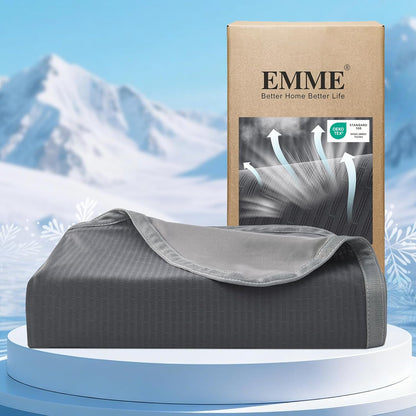 Chill Comfort | Manta refrescante transpirable con diseño de doble cara | Manta ligera para personas calurosas y sudores nocturnos