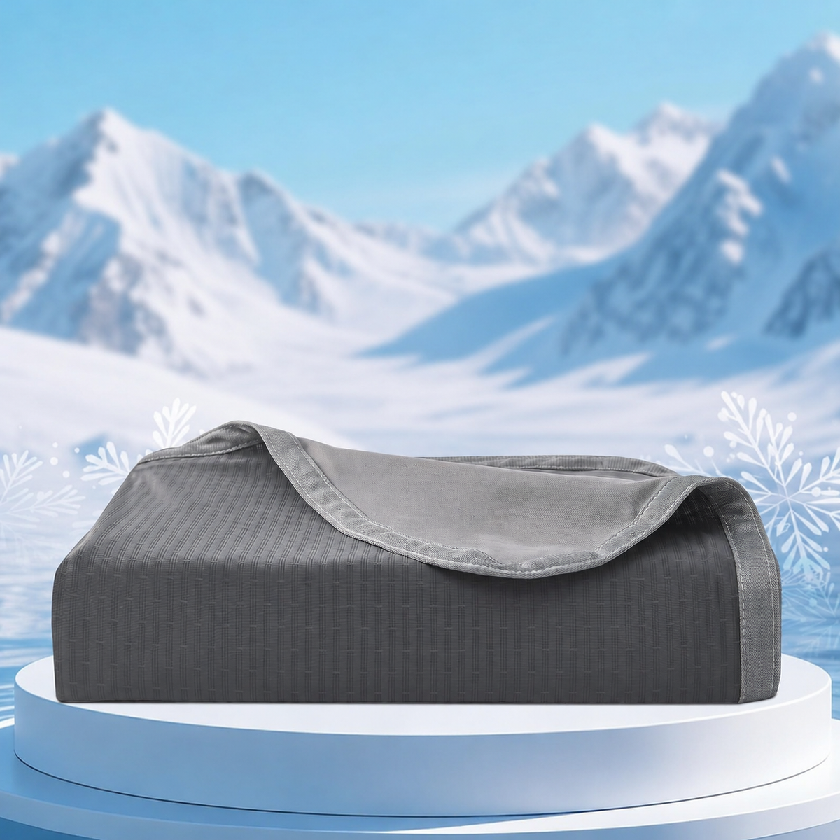 Chill Comfort | Manta refrescante transpirable con diseño de doble cara | Manta ligera para personas calurosas y sudores nocturnos