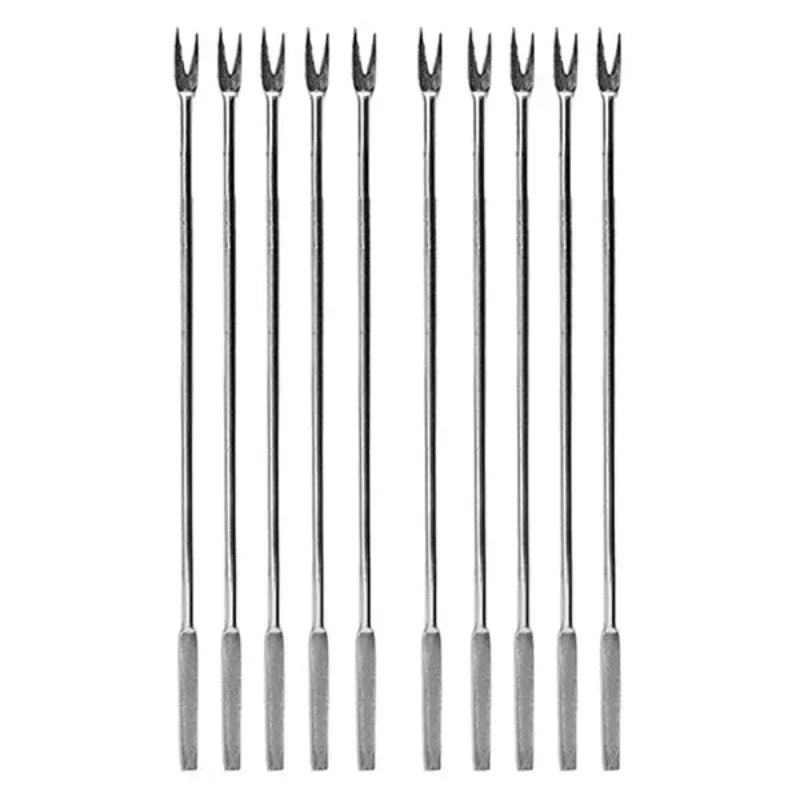 Seafood Tool Kit - Stainless Steel Crab Crackers and Lobster Forks