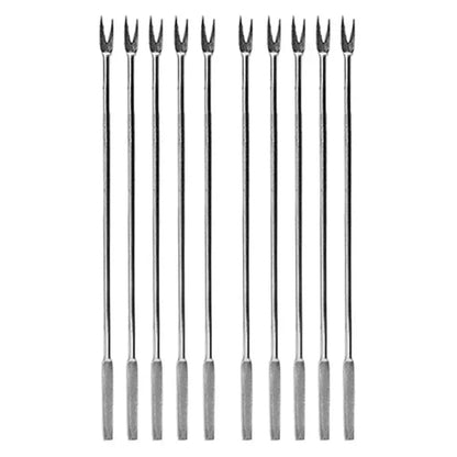 Seafood Tool Kit - Stainless Steel Crab Crackers and Lobster Forks