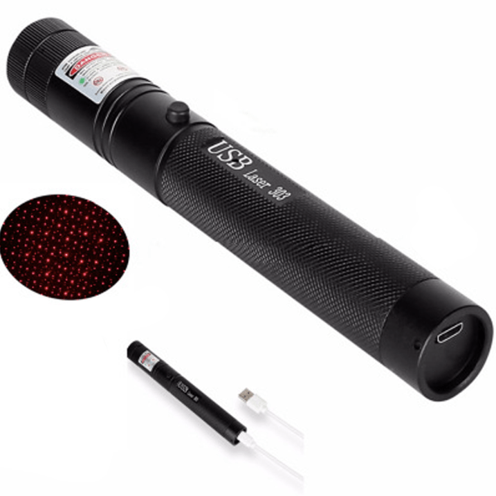 Rechargeable Long-Range Laser Pointer with Adjustable Focus for Presentations and Stargazing
