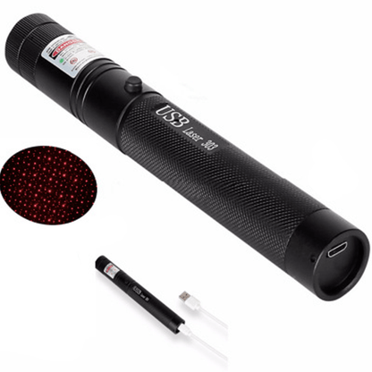 Rechargeable Long-Range Laser Pointer with Adjustable Focus for Presentations and Stargazing