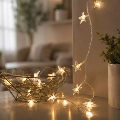 Battery Powered String Lights for Kids Room Warm White Glow Decorative LED Strand Light Bedroom Playroom Nursery Wall Decor